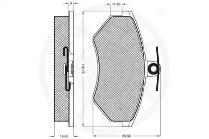 Комплект тормозных колодок, дисковый тормоз OPTIMAL купить