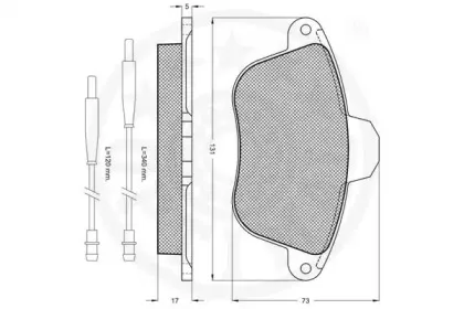 Комплект тормозных колодок, дисковый тормоз OPTIMAL купить