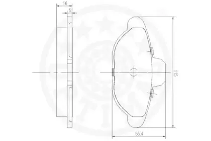 Комплект тормозных колодок, дисковый тормоз OPTIMAL купить