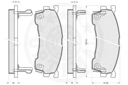Комплект тормозных колодок, дисковый тормоз OPTIMAL купить