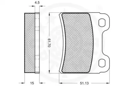 Комплект тормозных колодок, дисковый тормоз OPTIMAL купить