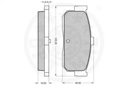 Комплект тормозных колодок, дисковый тормоз OPTIMAL купить