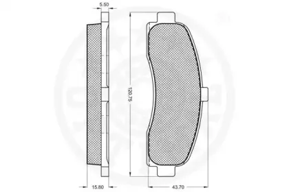 Комплект тормозных колодок, дисковый тормоз OPTIMAL купить