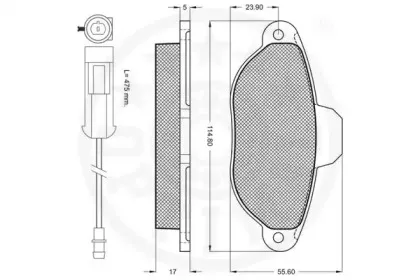 Комплект тормозных колодок, дисковый тормоз OPTIMAL купить