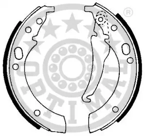 Комплект тормозных колодок OPTIMAL купить