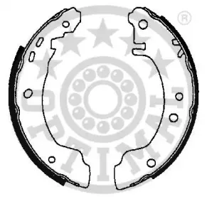 Комплект тормозных колодок OPTIMAL купить