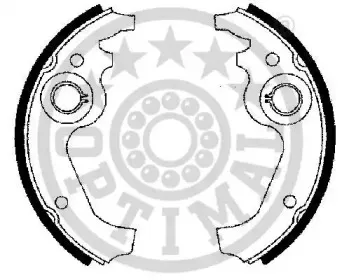 Комплект тормозных колодок OPTIMAL купить