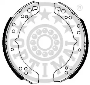 Комплект тормозных колодок OPTIMAL купить