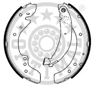 Комплект тормозных колодок OPTIMAL купить