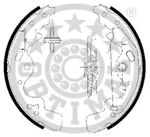 Комплект тормозных колодок OPTIMAL купить