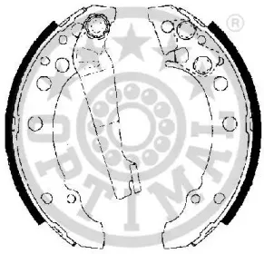 Комплект тормозных колодок OPTIMAL купить