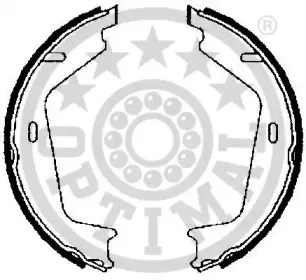 Комплект тормозных колодок, стояночная тормозная система OPTIMAL купить