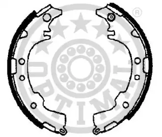 Комплект тормозных колодок OPTIMAL купить