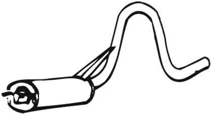 Средний глушитель выхлопных газов WALKER купить