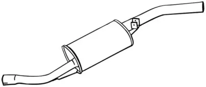 Глушитель выхлопных газов конечный WALKER купить