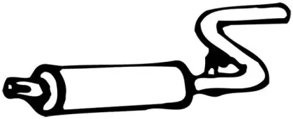 Глушитель выхлопных газов конечный WALKER купить