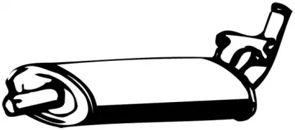 Средний глушитель выхлопных газов WALKER купить