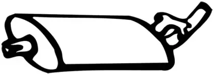 Средний глушитель выхлопных газов WALKER купить