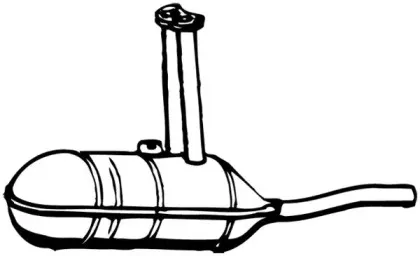 Глушитель выхлопных газов конечный WALKER купить