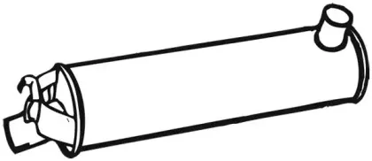 Средний глушитель выхлопных газов WALKER купить