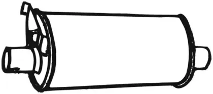 Средний глушитель выхлопных газов WALKER купить