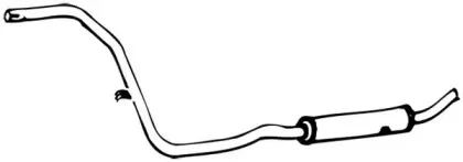 Средний глушитель выхлопных газов WALKER купить