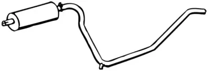 Средний глушитель выхлопных газов WALKER купить