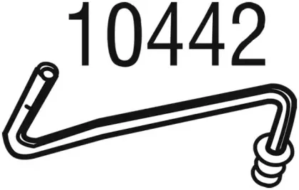Напорный трубопровод, датчик давления (саж./частичн.фильтр) WALKER купить