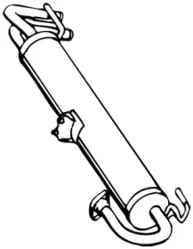 Глушитель выхлопных газов конечный WALKER купить