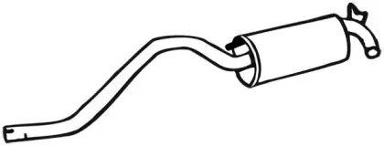 Глушитель выхлопных газов конечный WALKER купить