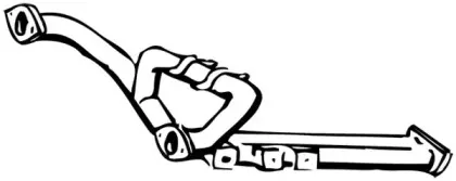 Труба выхлопного газа WALKER купить