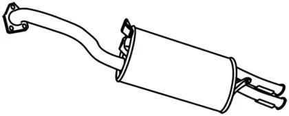 Глушитель выхлопных газов конечный WALKER купить