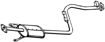 Средний глушитель выхлопных газов WALKER купить