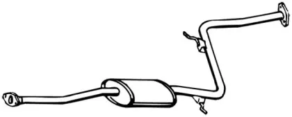 Средний глушитель выхлопных газов WALKER купить