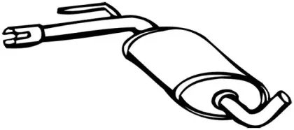 Средний глушитель выхлопных газов WALKER купить