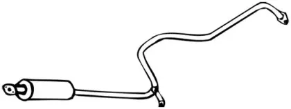 Средний глушитель выхлопных газов WALKER купить