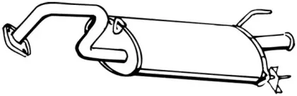 Глушитель выхлопных газов конечный WALKER купить