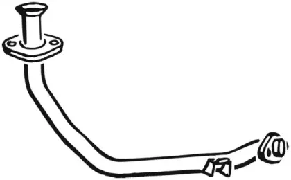 Труба выхлопного газа WALKER купить