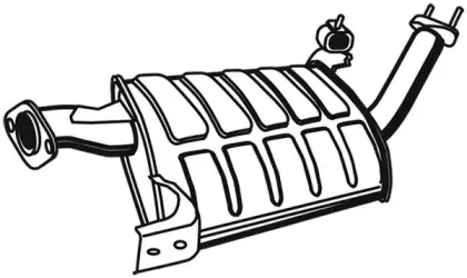 Средний глушитель выхлопных газов WALKER купить