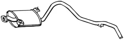 Глушитель выхлопных газов конечный WALKER купить