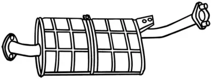 Средний глушитель выхлопных газов WALKER купить