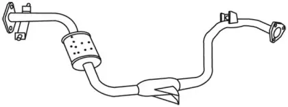 Средний глушитель выхлопных газов WALKER купить