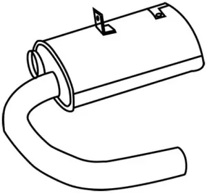 Средний глушитель выхлопных газов WALKER купить