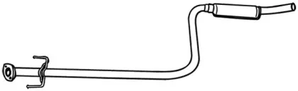 Средний глушитель выхлопных газов WALKER купить