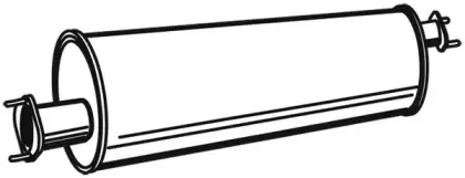 Средний глушитель выхлопных газов WALKER купить