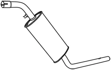 Средний глушитель выхлопных газов WALKER купить