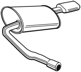 Глушитель выхлопных газов конечный WALKER купить