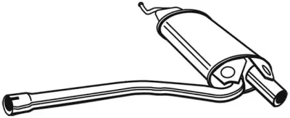 Средний глушитель выхлопных газов WALKER купить