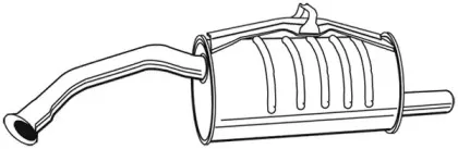 Глушитель выхлопных газов конечный WALKER купить