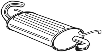 Глушитель выхлопных газов конечный WALKER купить